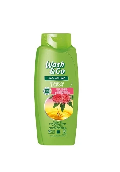 WASH&GO SAMPON 675ML ULEI DE RICIN 